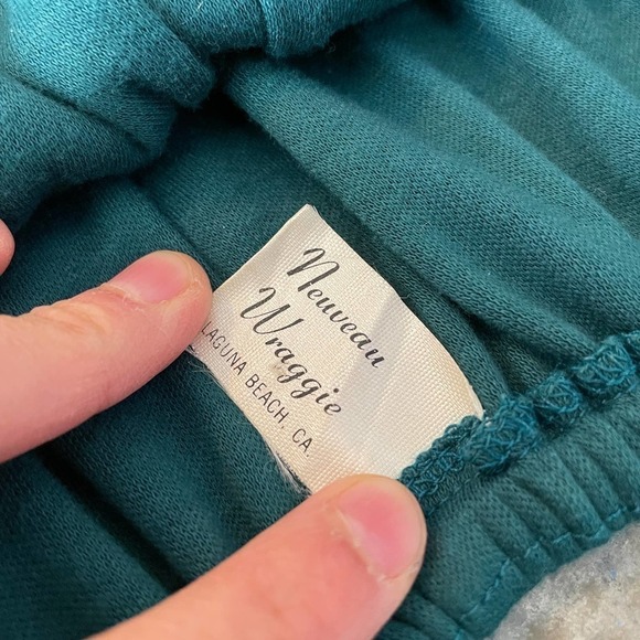 Vintage USA Knit Jumpsuit Romper Neuveau Wraggie Laguna Beach Small / Medium - Picture 7 of 12